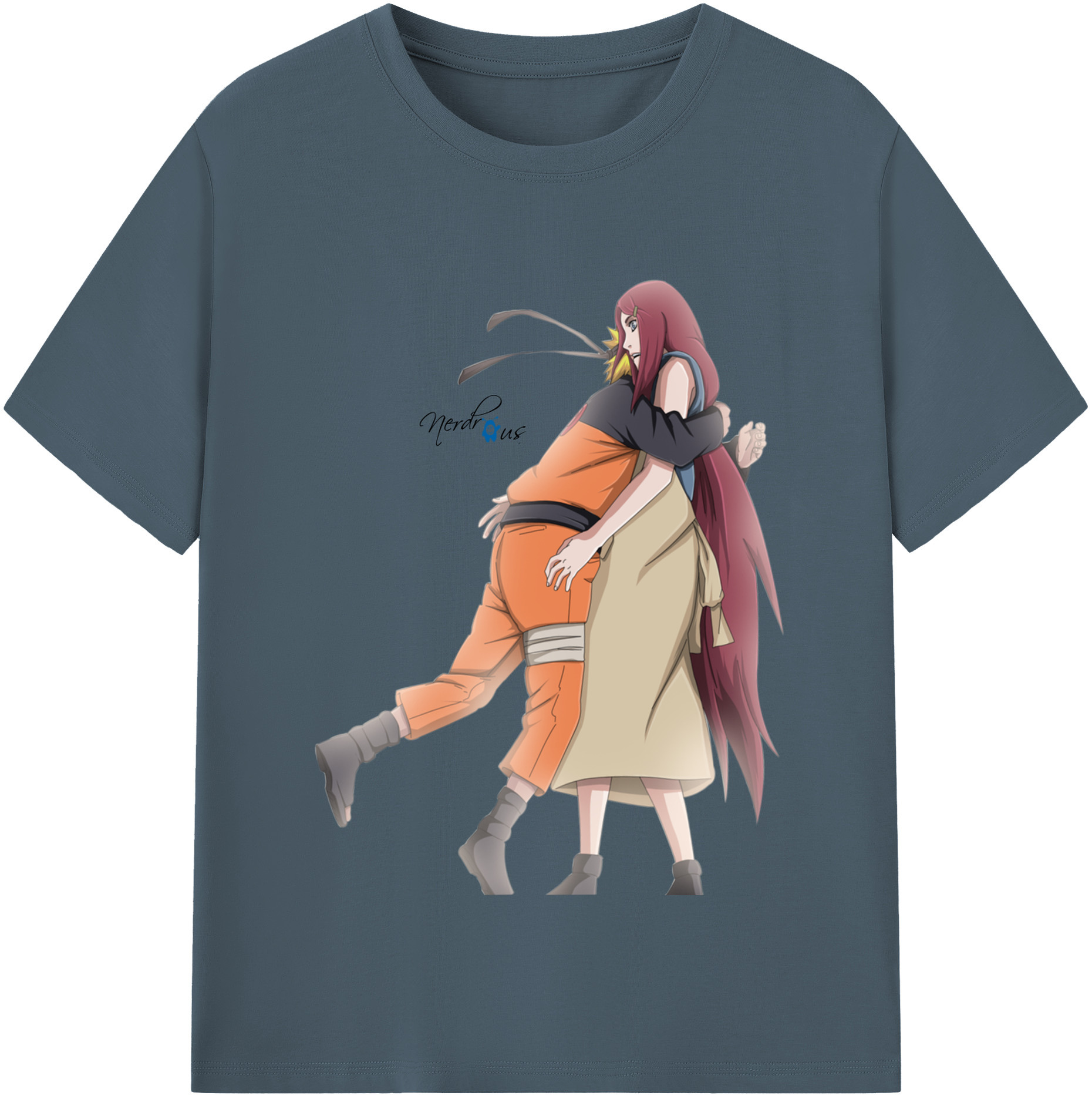 （画像用） NARUTO -ナルト- うずまき ナルト Uzumaki Naruto 綿100％半袖Tシャツ（フロントプリント）